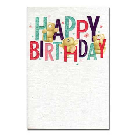 Happy Birthday Forever Friends Card